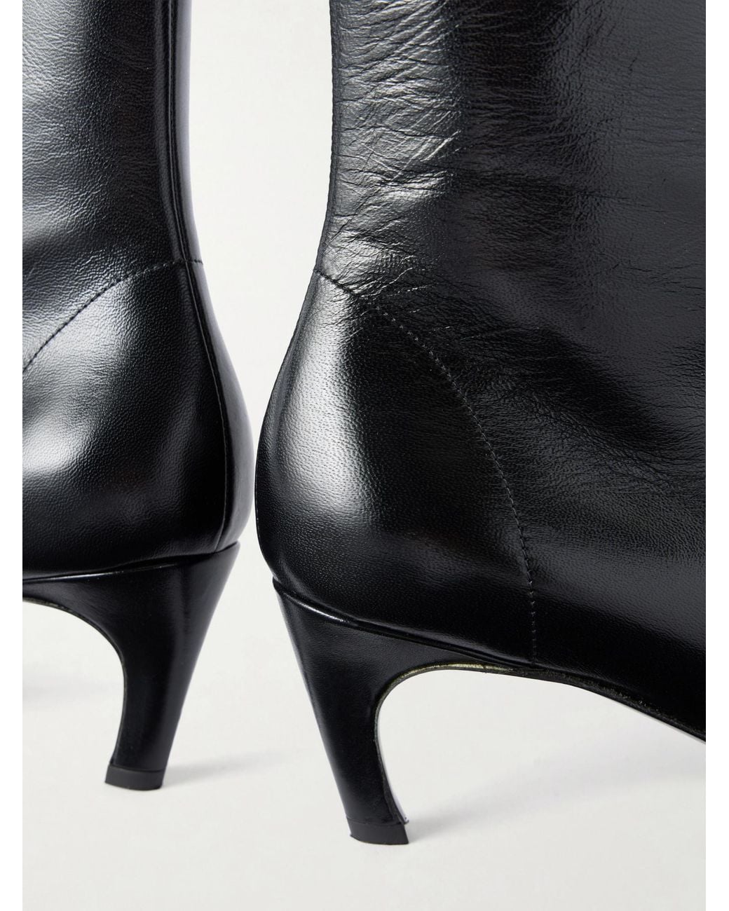Proenza Schouler Black Simple Ankle Boots
