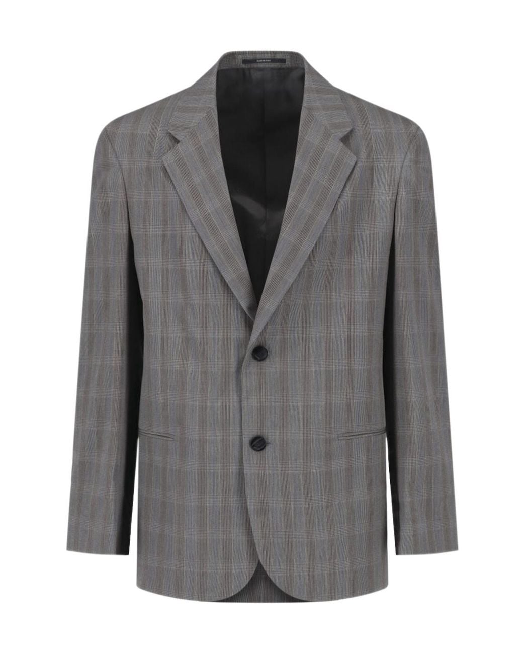 Gucci Gray Prince Of Wales Wool Jacket for men
