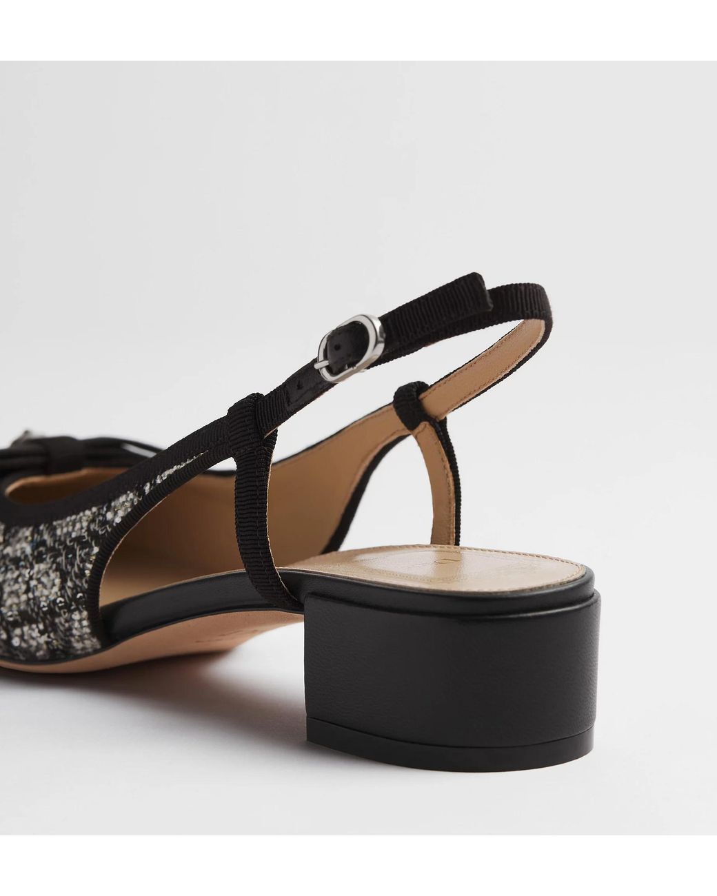 Dior Black Ballet Slingback Pump