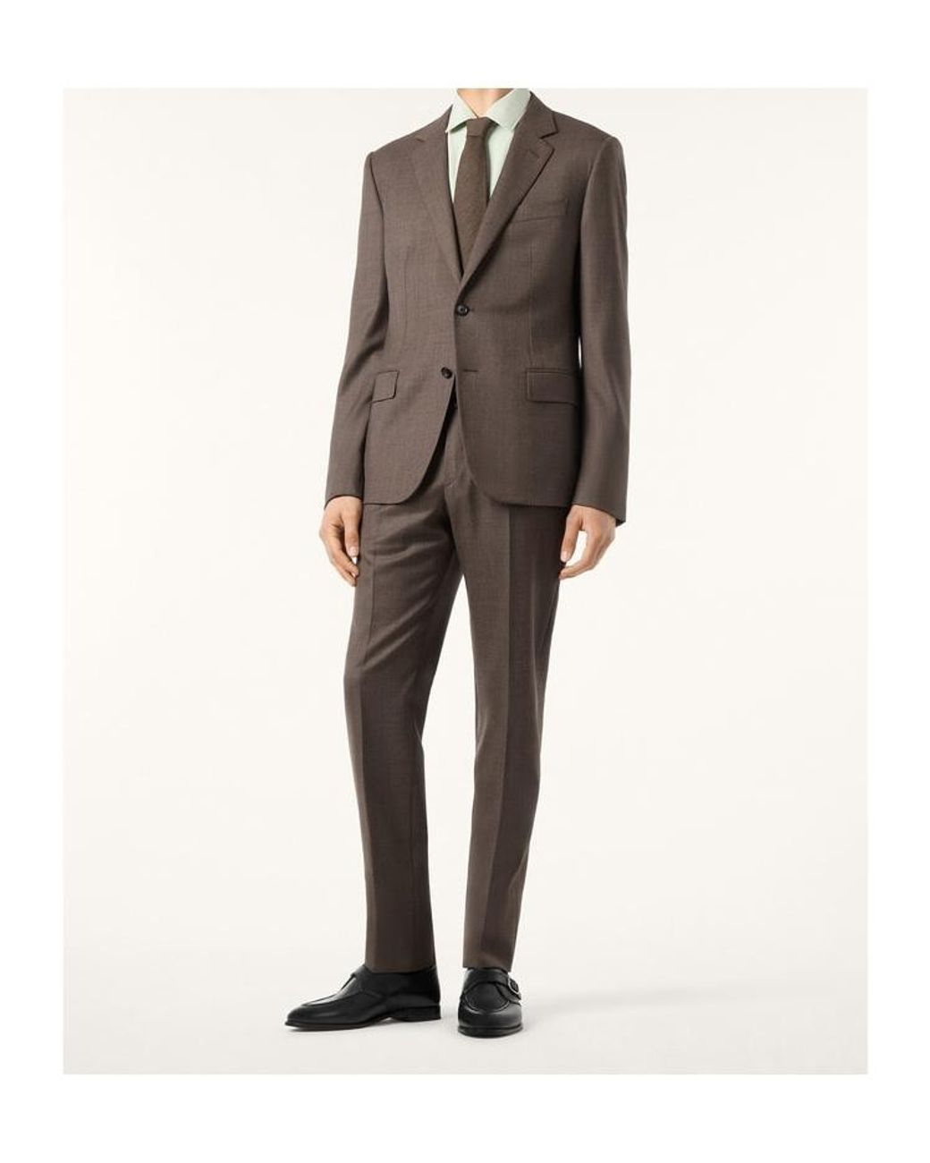 Loro Piana Brown International Suit for men