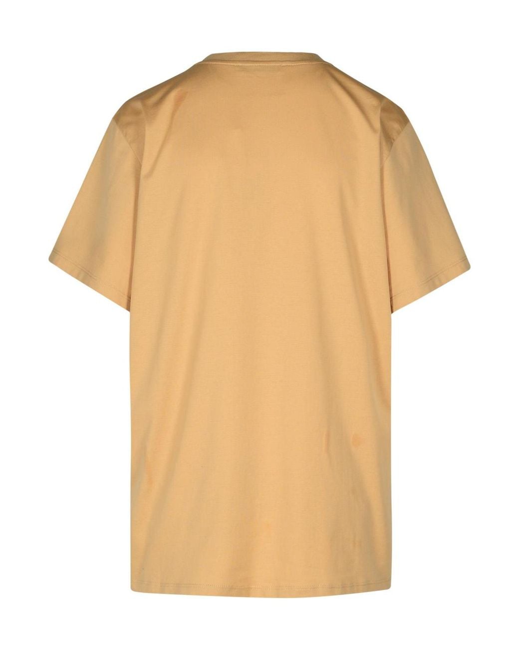 Max Mara Natural Mango Logo Embroidered Crewneck Top