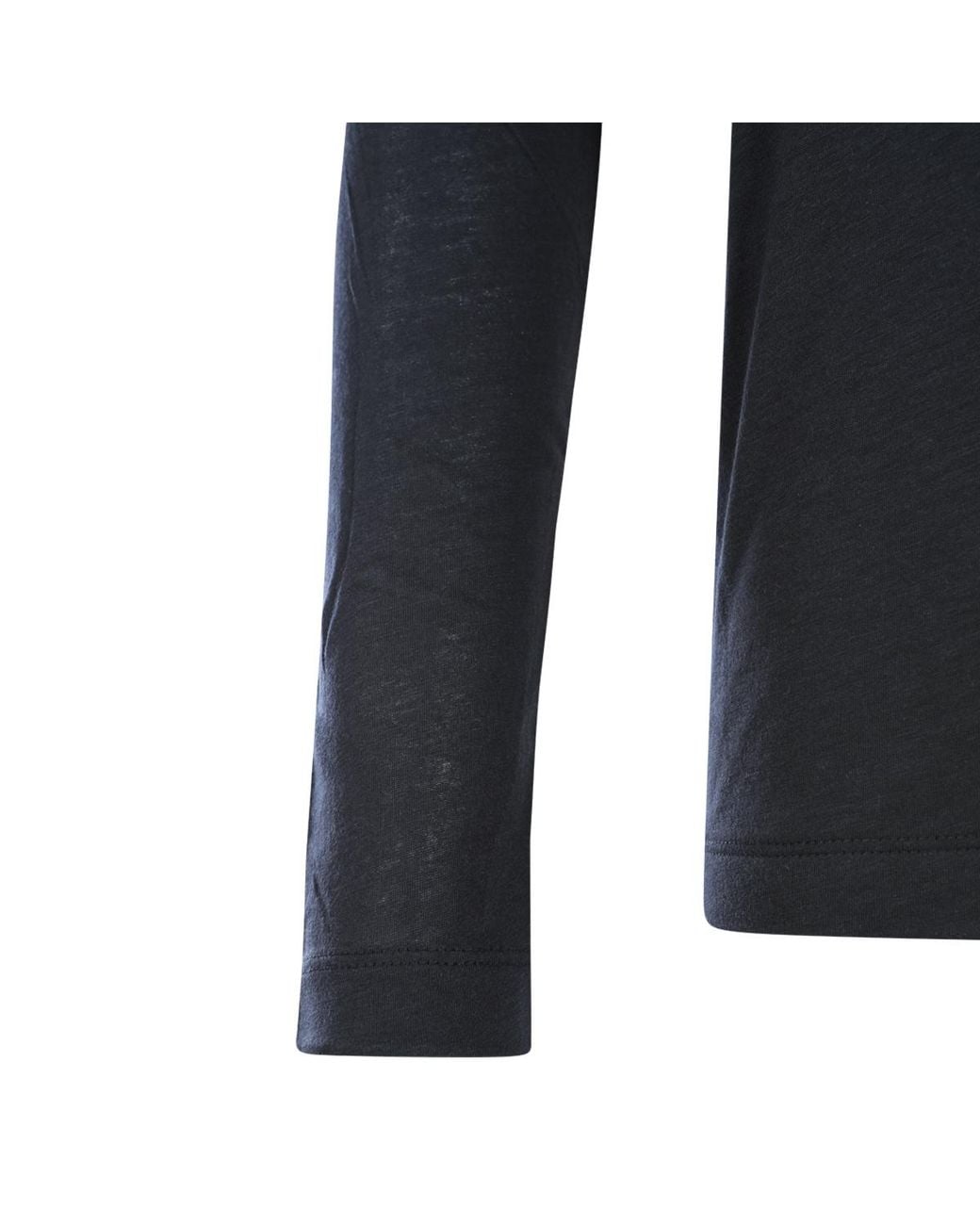 Phoebe Philo Black Long-Sleeve Panelled Top