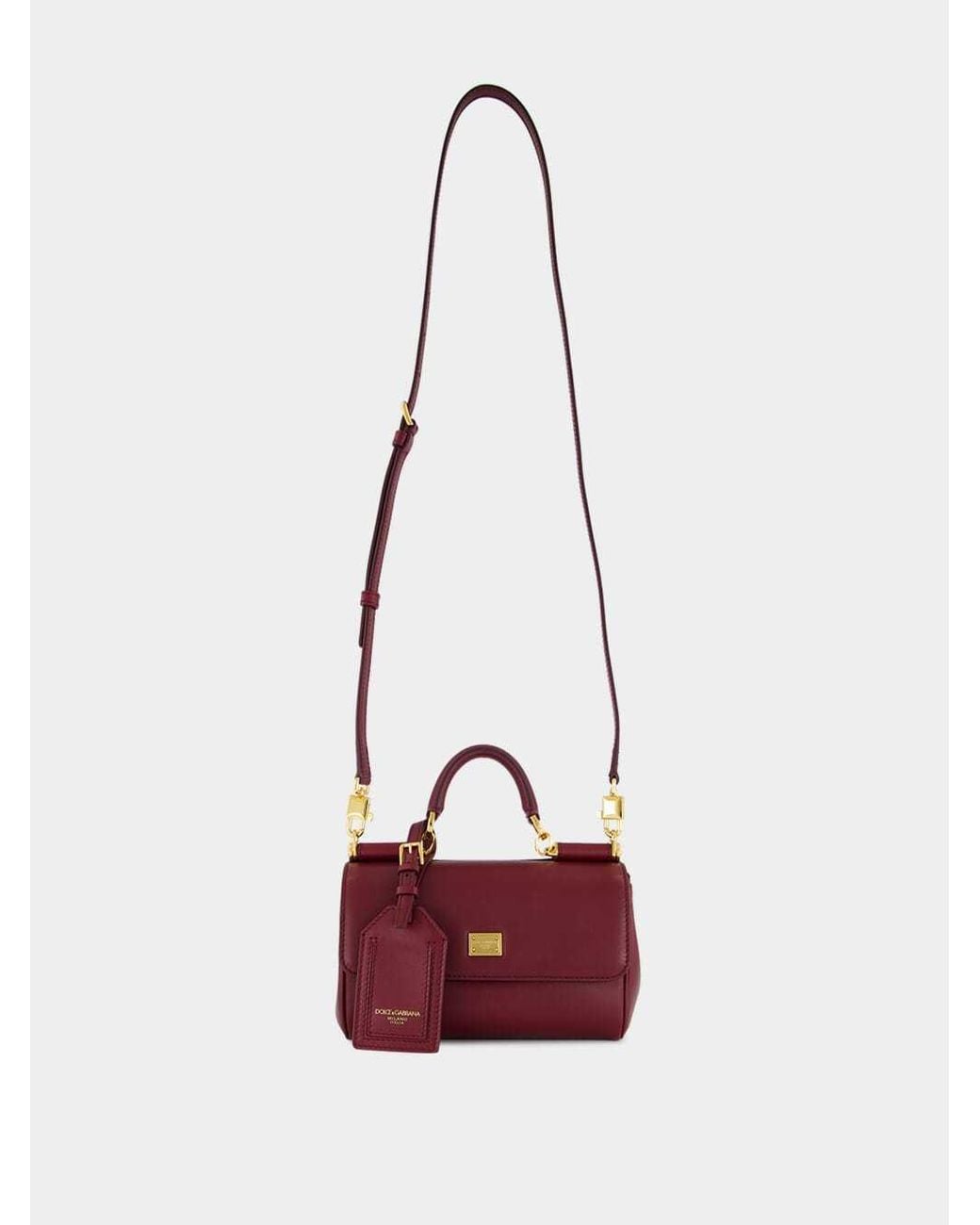 Dolce & Gabbana Red My Sicily Handbag