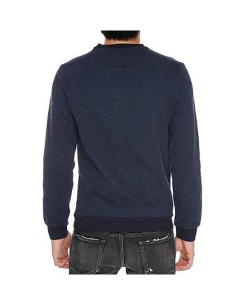 Armani Jeans Blue Long-Sleeved Sweater for men