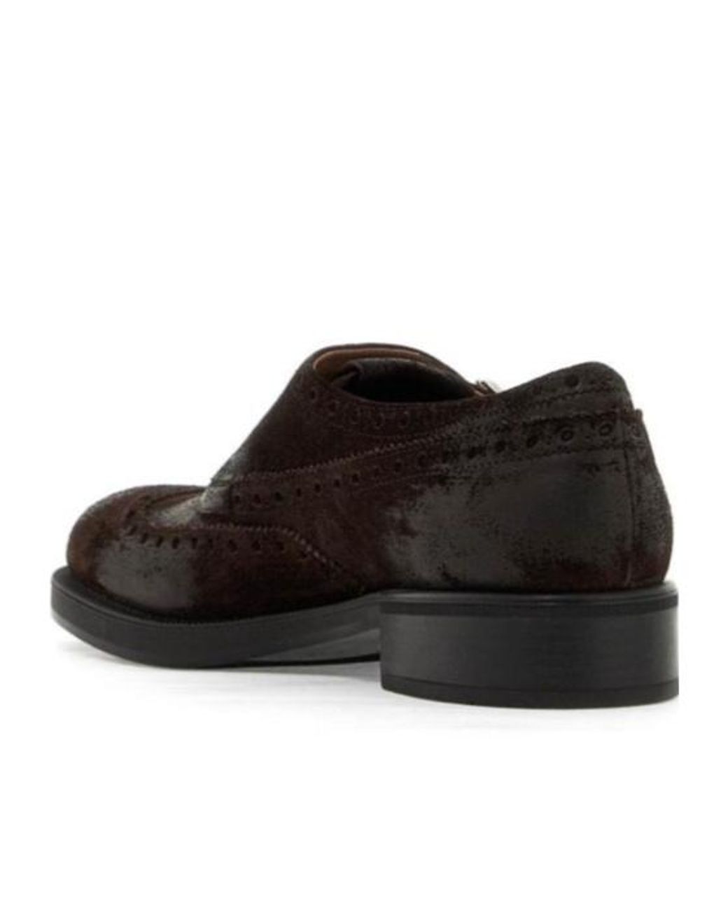 Miu Miu Black Church's X Suede Monk Strap Brogues