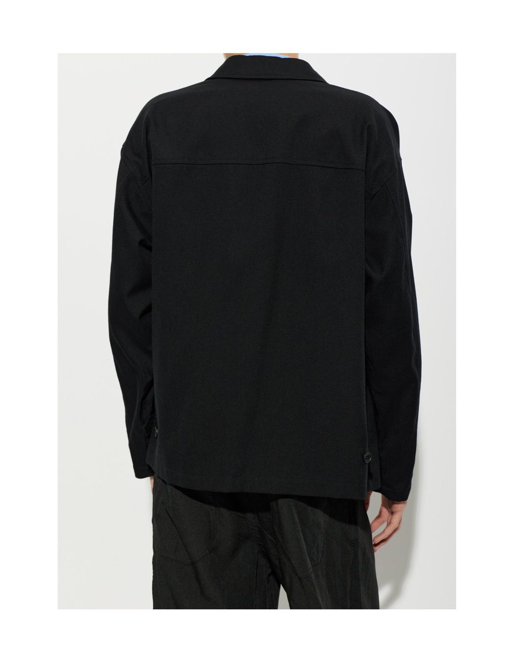 Comme des Garçons Black Long-Sleeve Casual Jacket for men