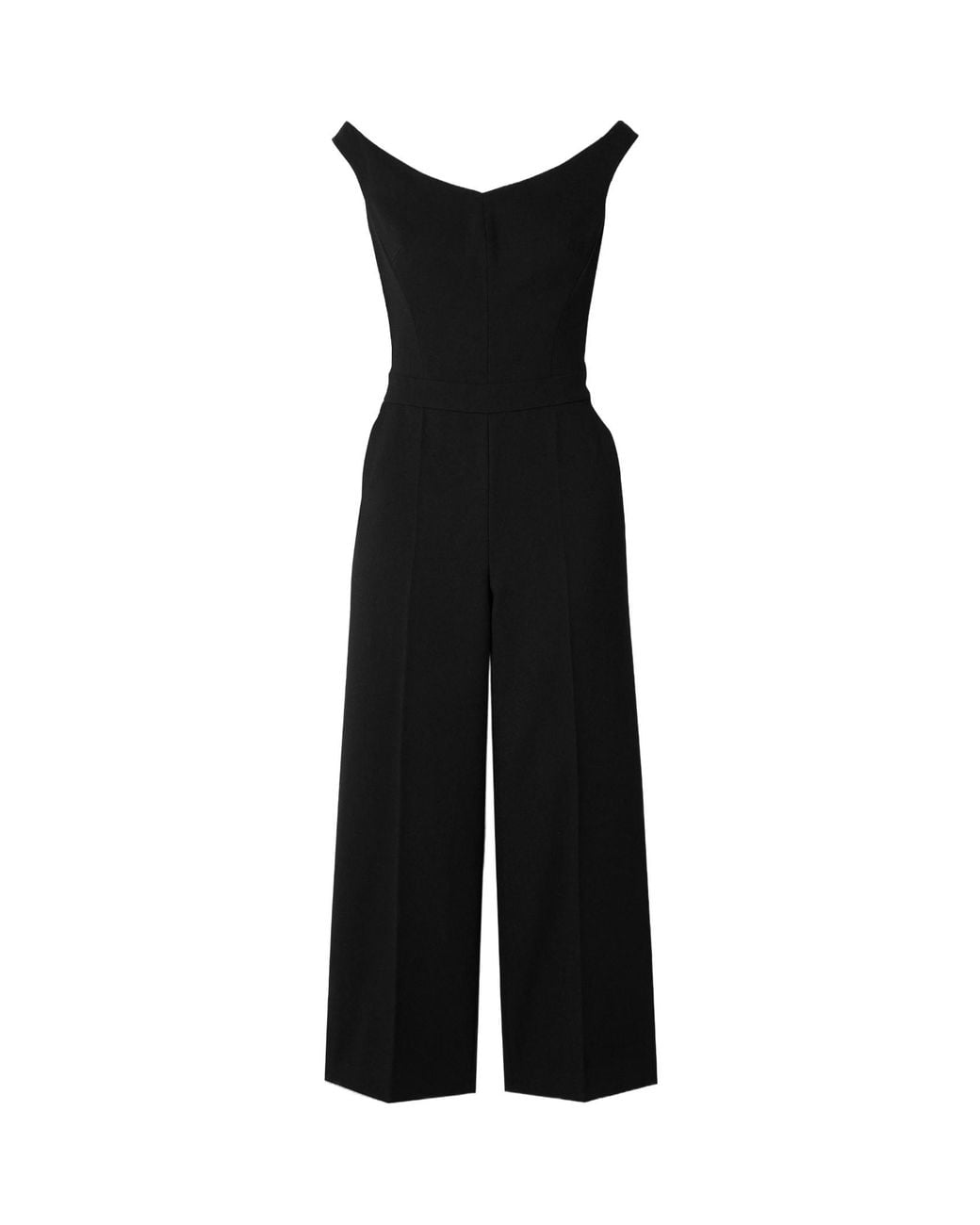 Jonathan Simkhai Black Color-Block Jumpsuit