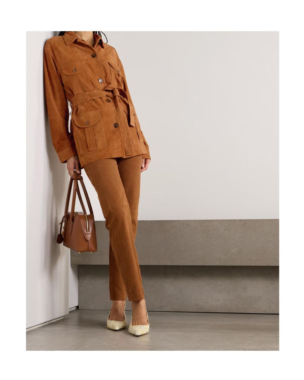 Blazé Milano Brown Casual Pants With Belt Loops