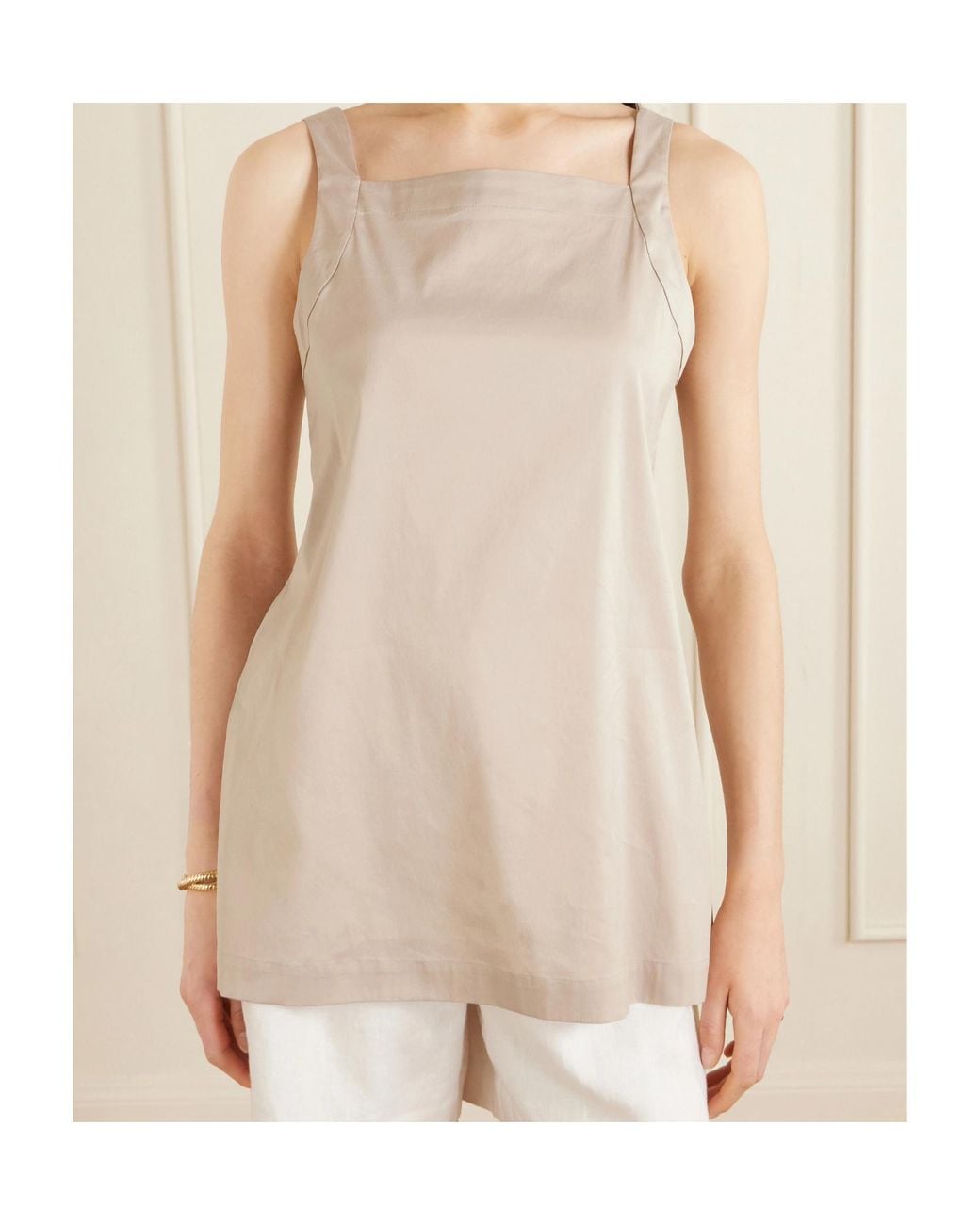 Max Mara Natural Sleeveless Top