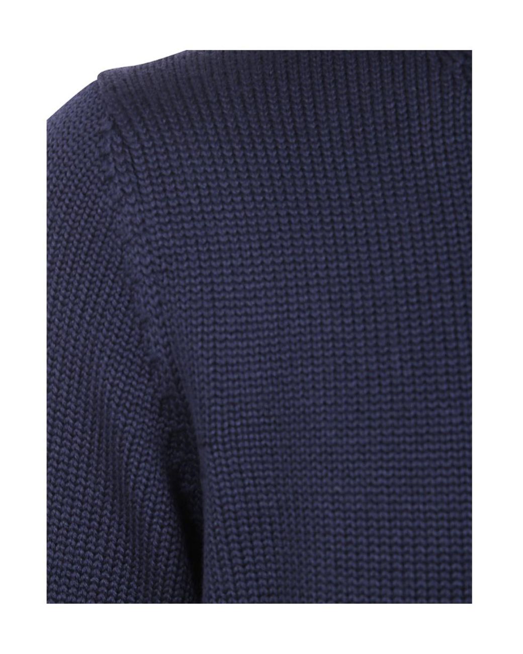 Nuur Blue Round-Neck Sweater for men