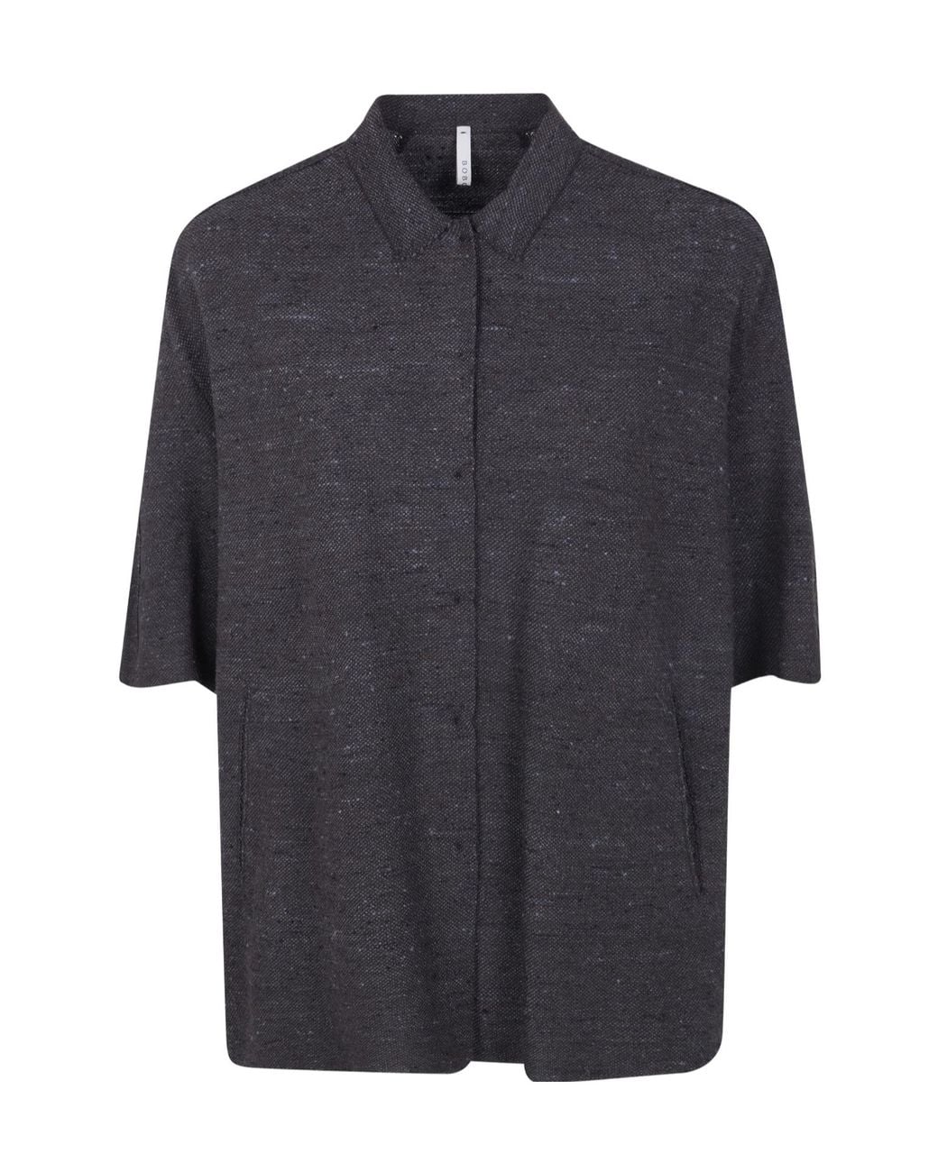 Boboutic Blue Boxy Short-Sleeve Shirt