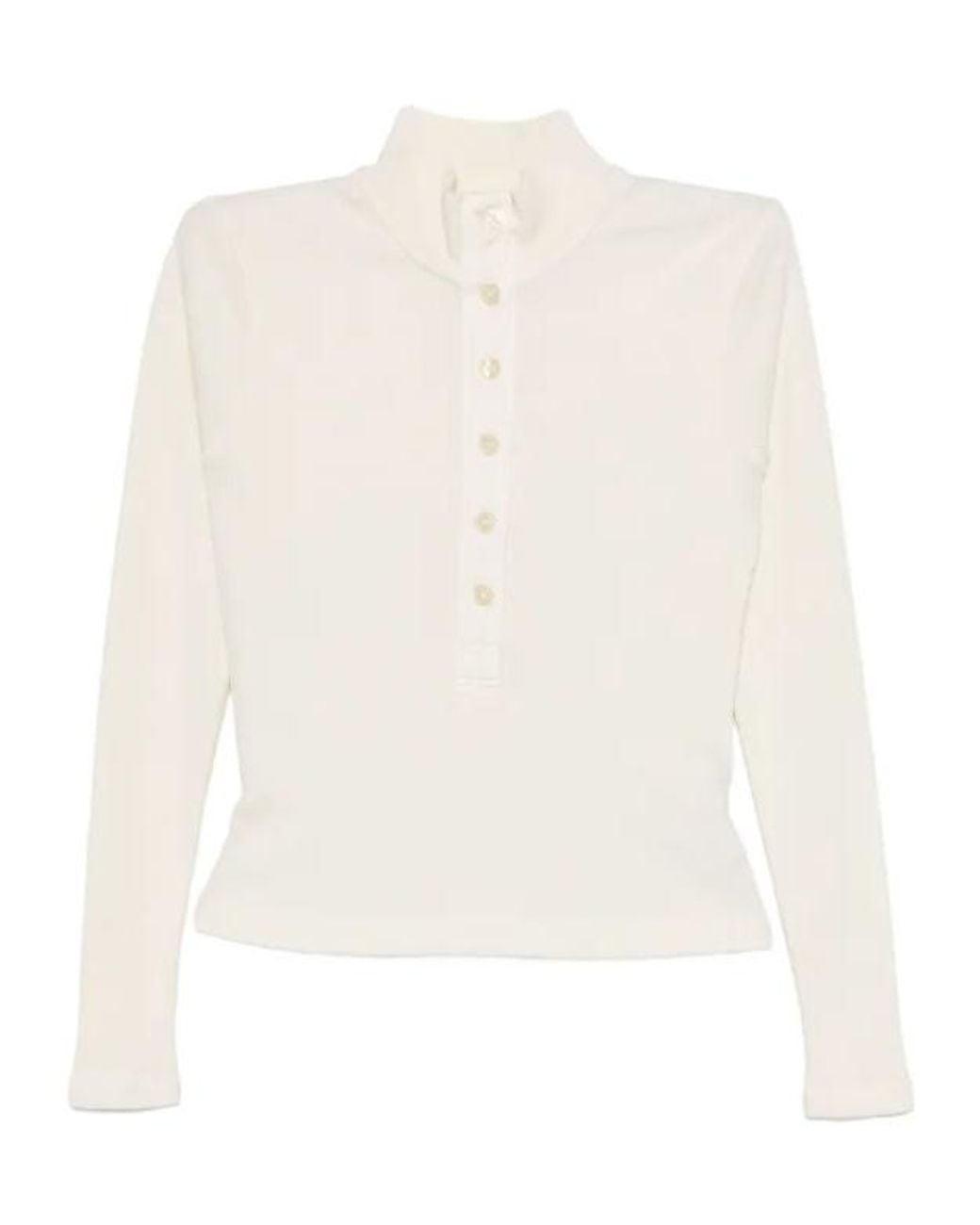 Citizens of Humanity White Sheena Henley Top