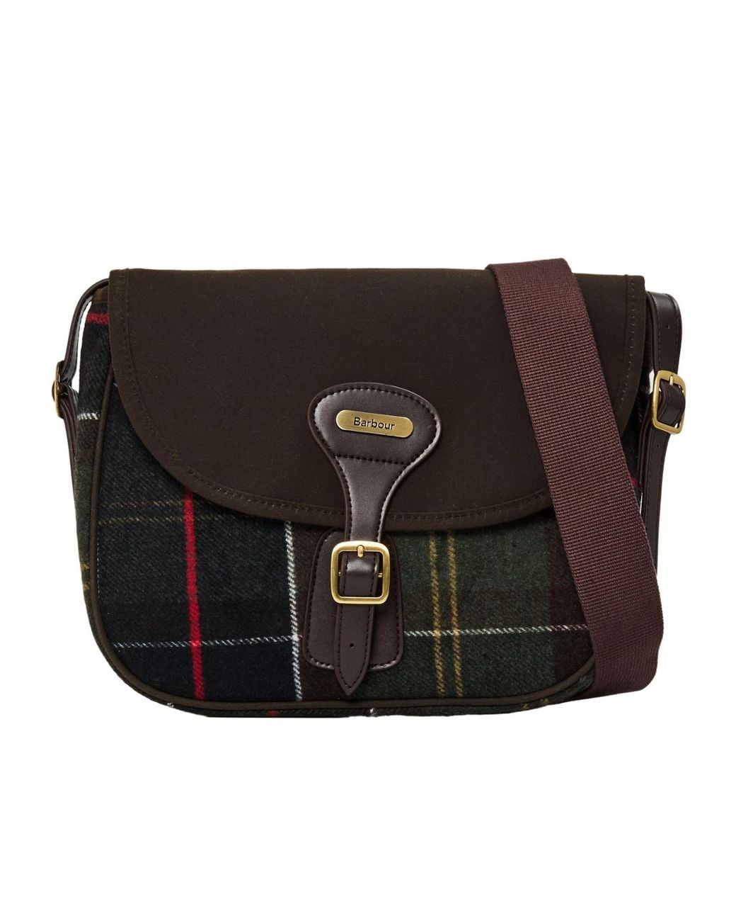 Barbour Black Cromarty Tartan Classic Crossbody Bag