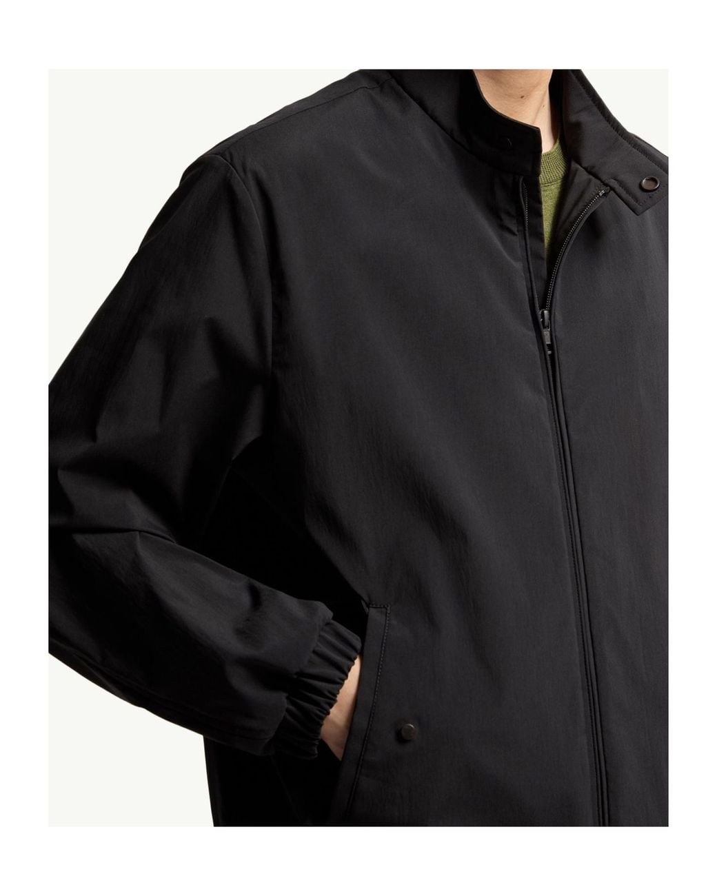 Moncler Blue Typeray Zip-Up Jacket for men