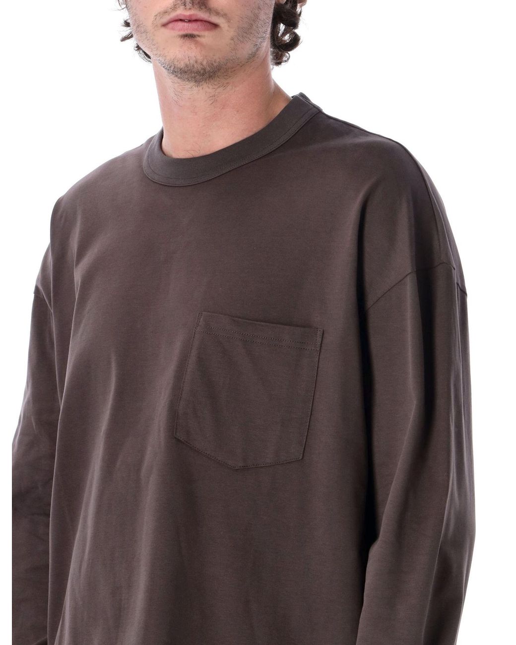 Comme des Garçons Gray Crew-Neck T-Shirt for men