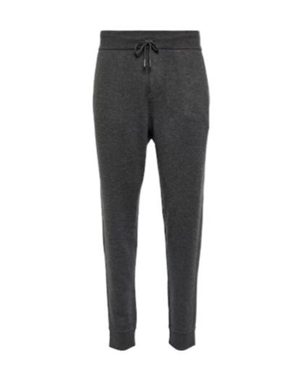 Ralph Lauren Gray Drawstring Waistband Sweatpants for men