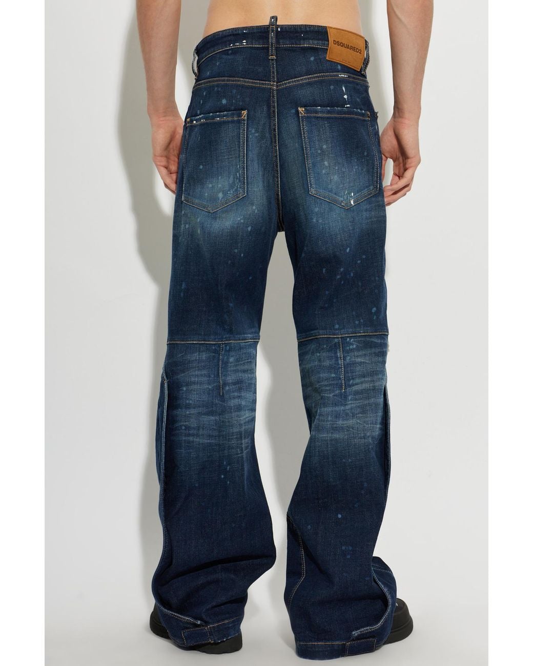 DSquared² Blue Jeans With Belt Loops for men