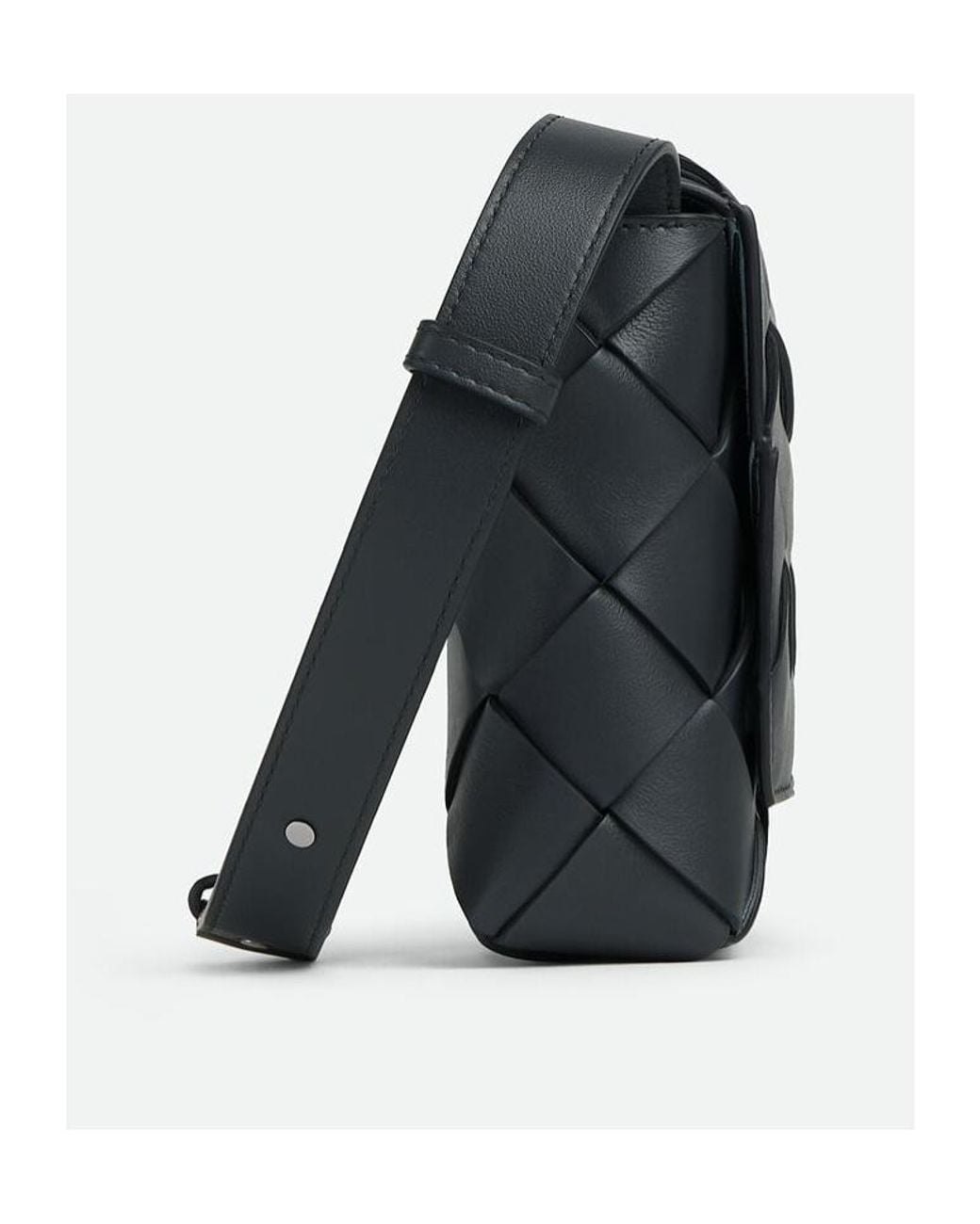 Bottega Veneta Black Diago Crossbody Bag for men