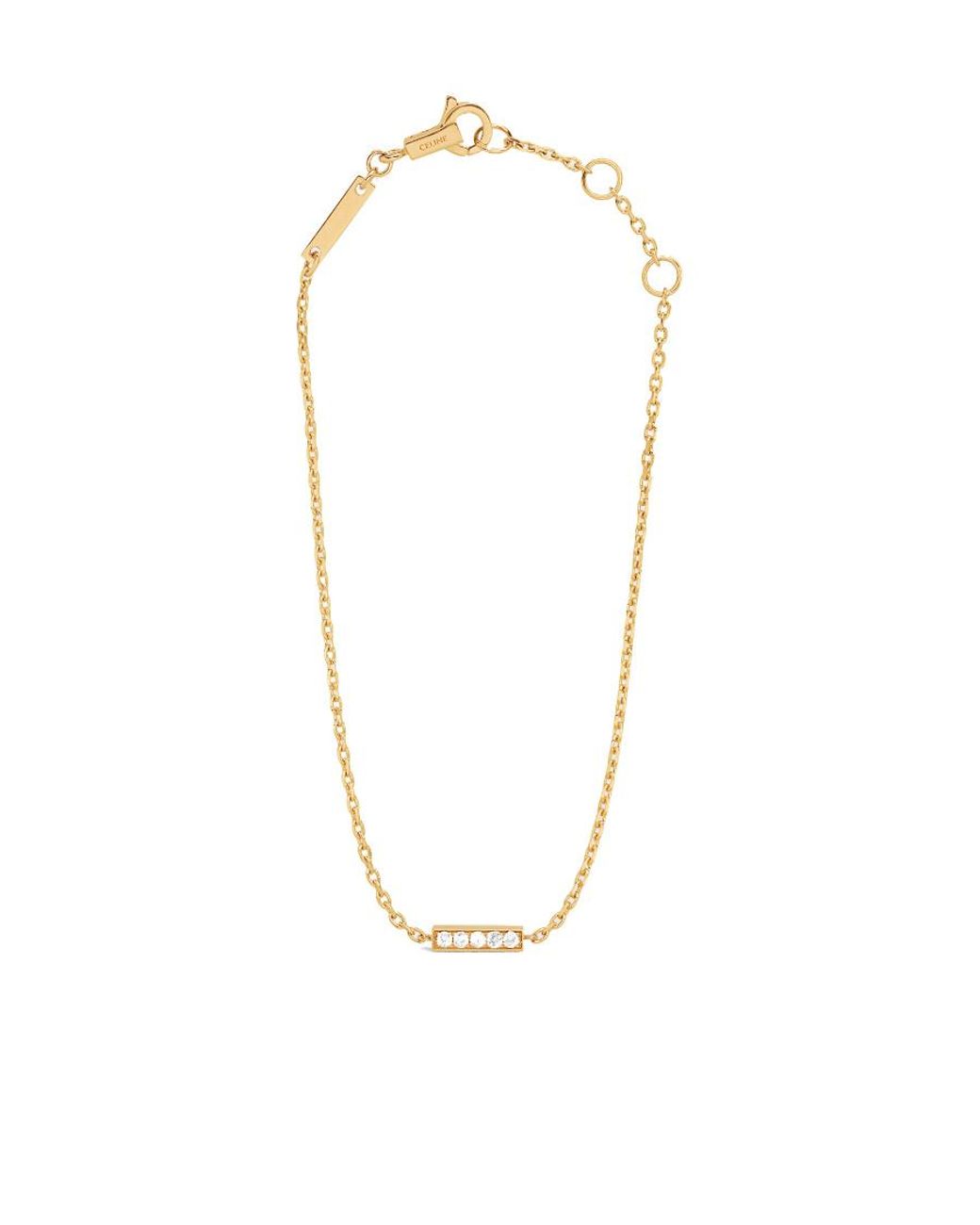 Céline White Line Bracelet