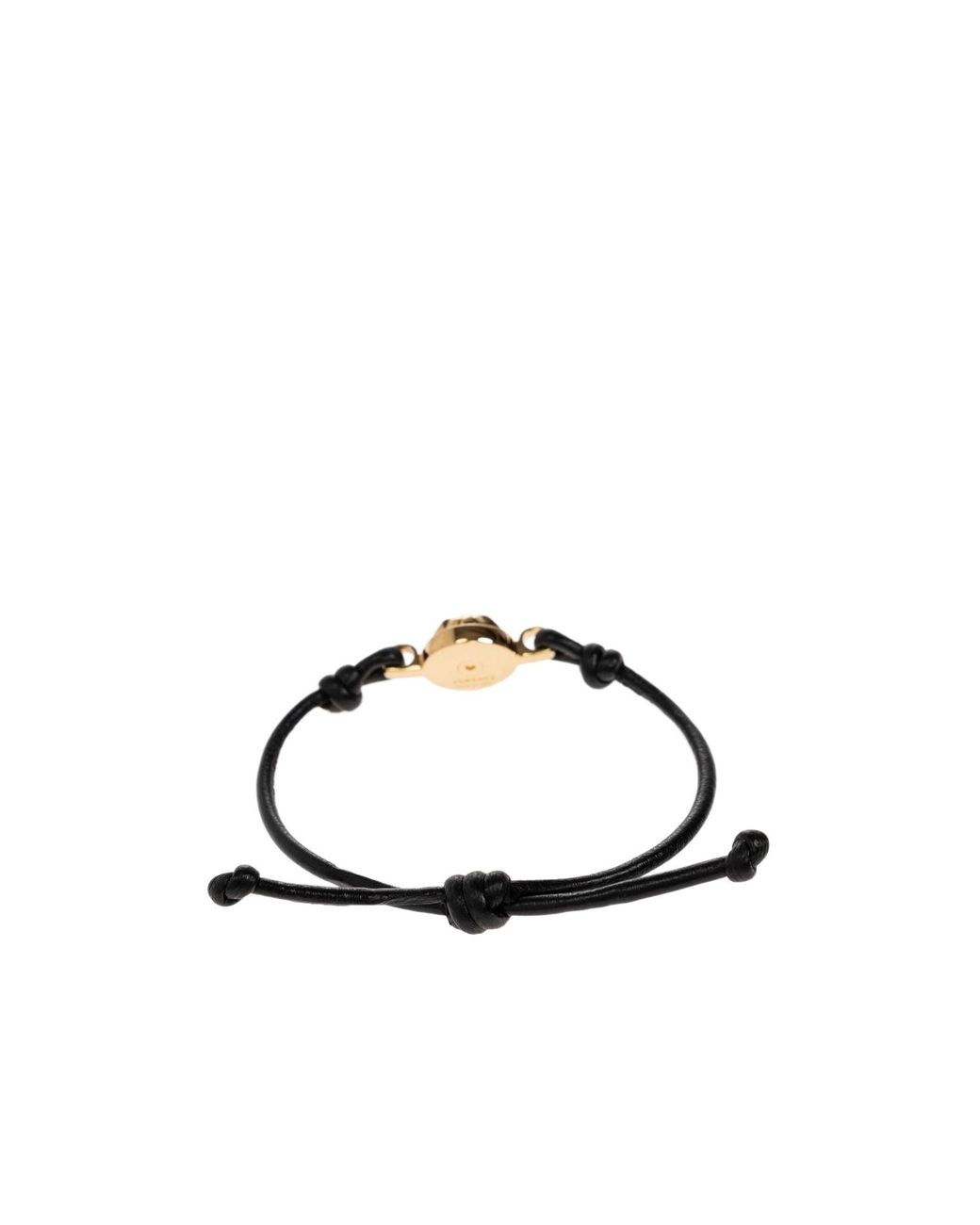 Versace White Medusa Cord Bracelet for men