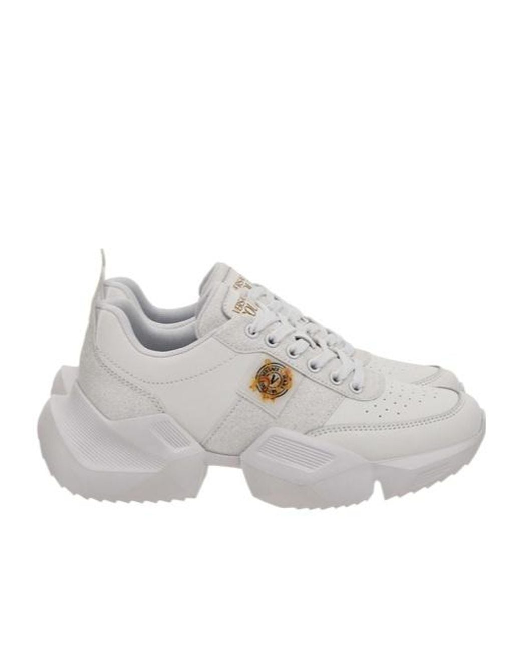 Versace Gray Lace-Up Sneakers