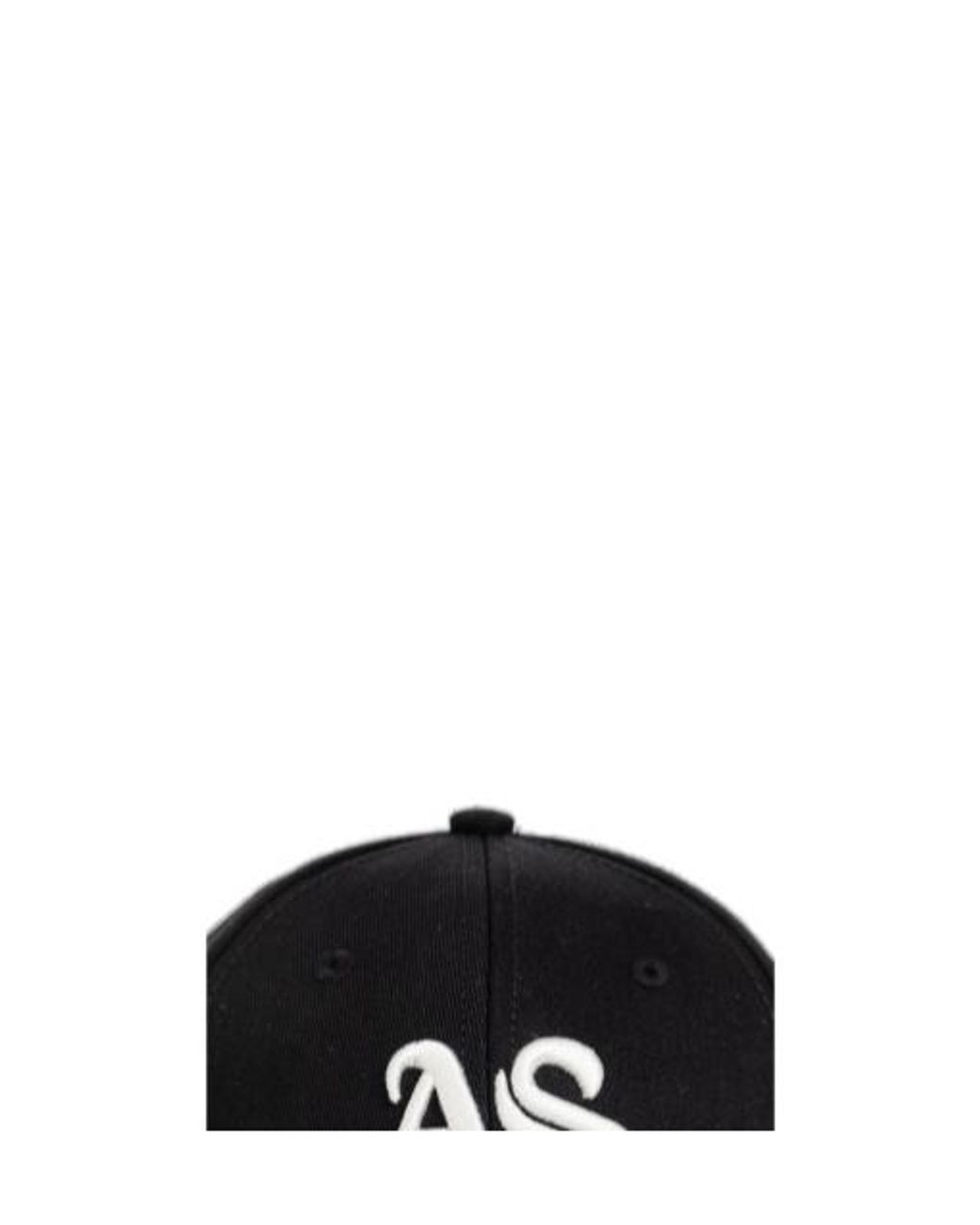 AllSaints Black Gothic Logo-Embroidered Baseball Cap for men
