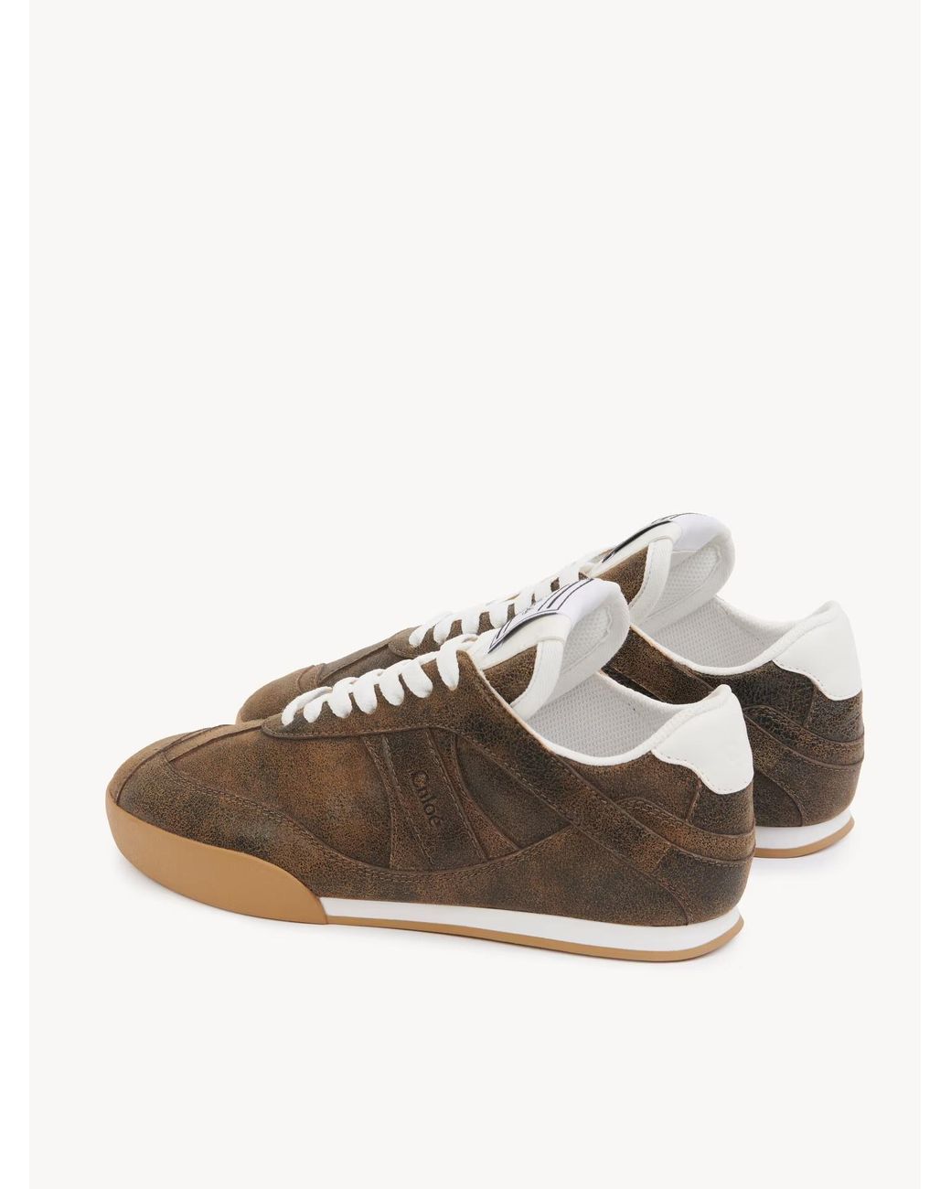 Chloé Brown Chloé Kick Low-Top Sneakers