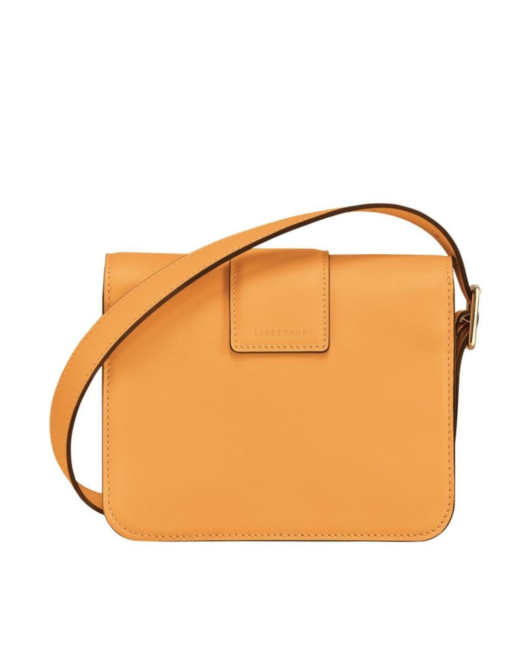 Longchamp Orange Small Box-Trot Crossbody Bag