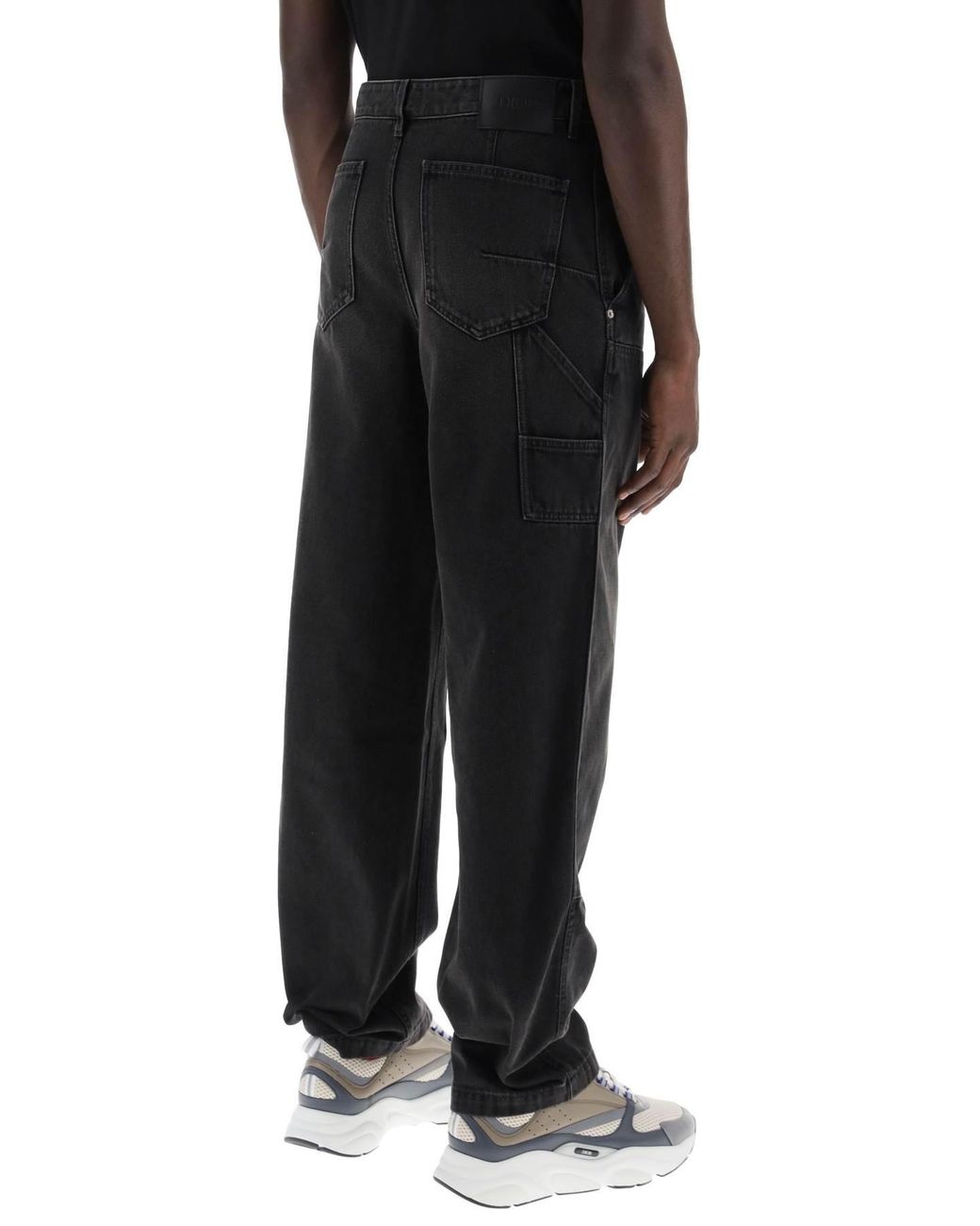 Dior Gray Carpenter Jeans for men
