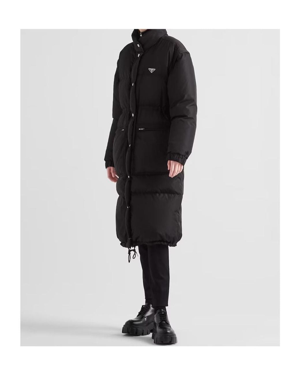 Prada Blue Re-Nylon Down Coat