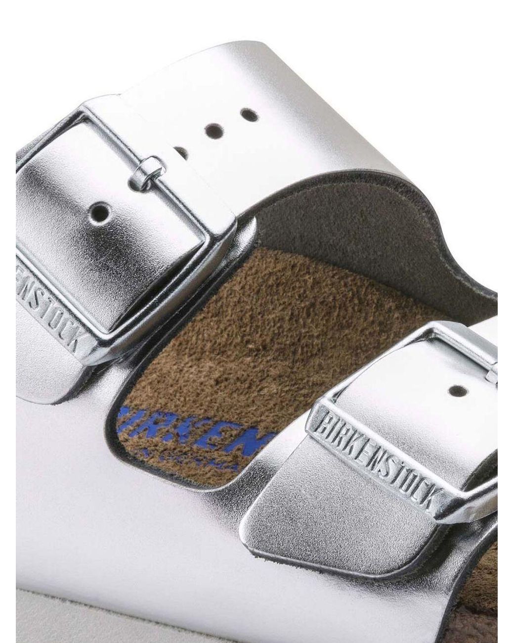 Birkenstock Brown Two-Strap Flat Sandals