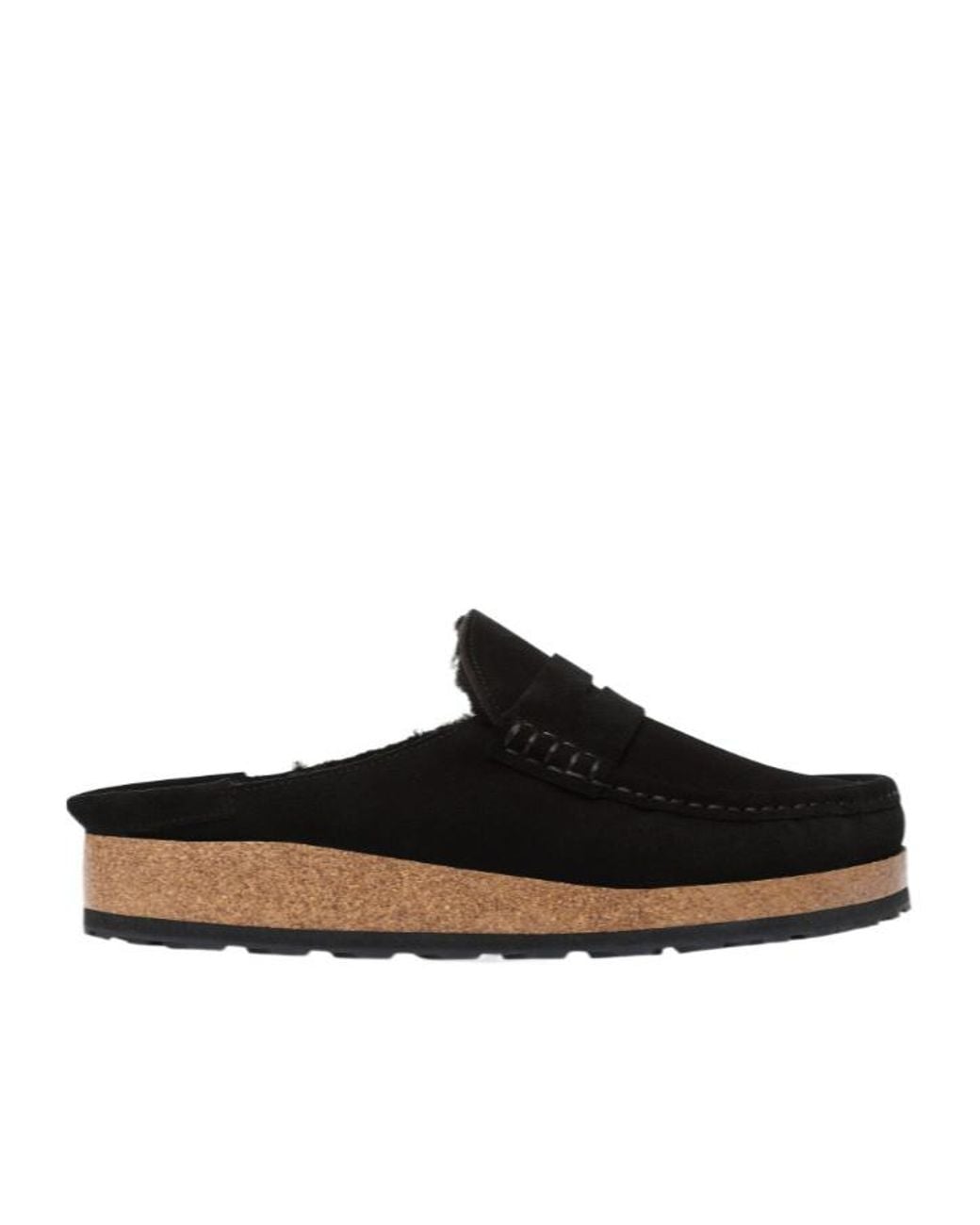 Birkenstock Brown Naples Shearling Mules for men