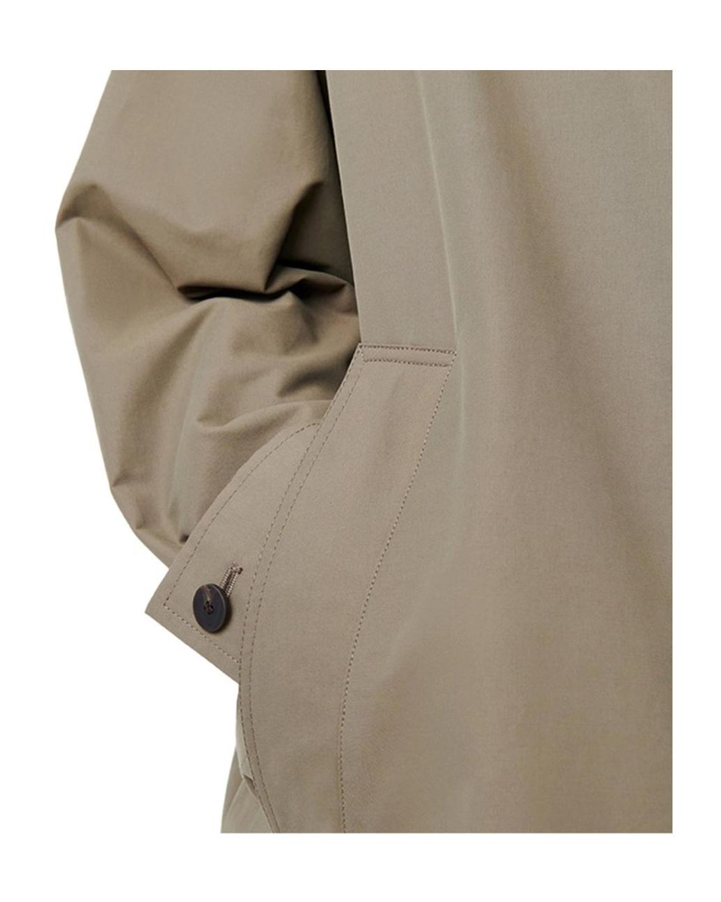 Studio Nicholson Green Long-Sleeved Trench Coat