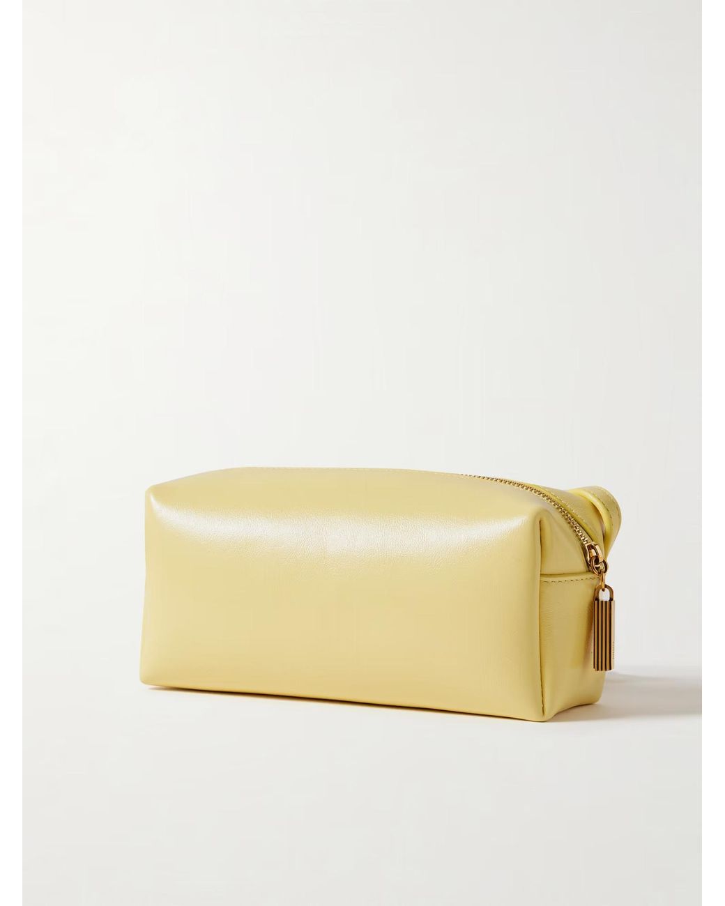 Khaite Yellow Kye Logo Printed Mini Crossbody Bag
