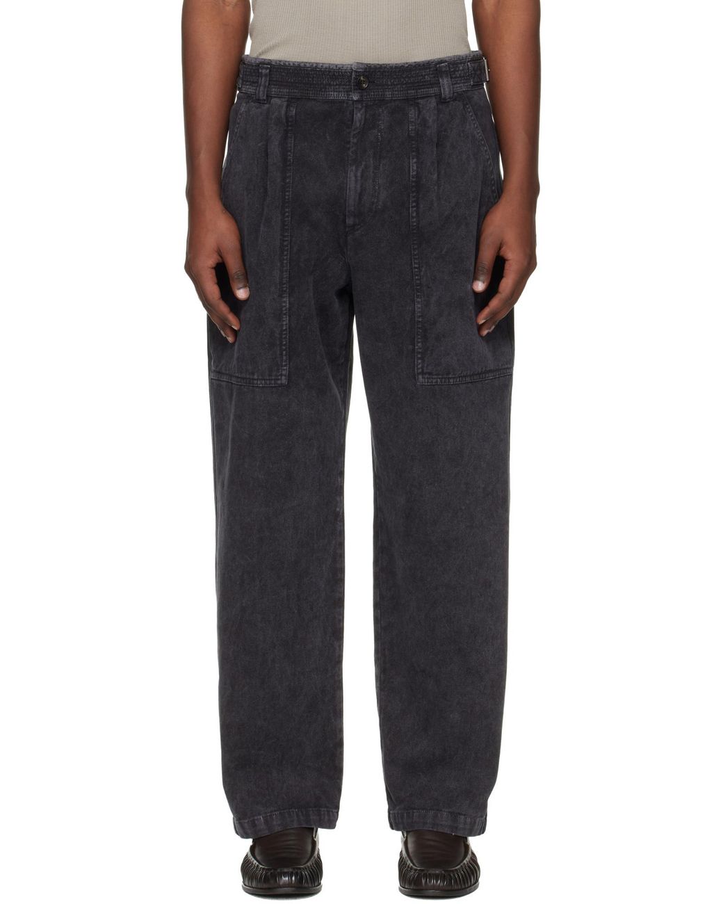 Isabel Marant Black Ilyan Pants for men