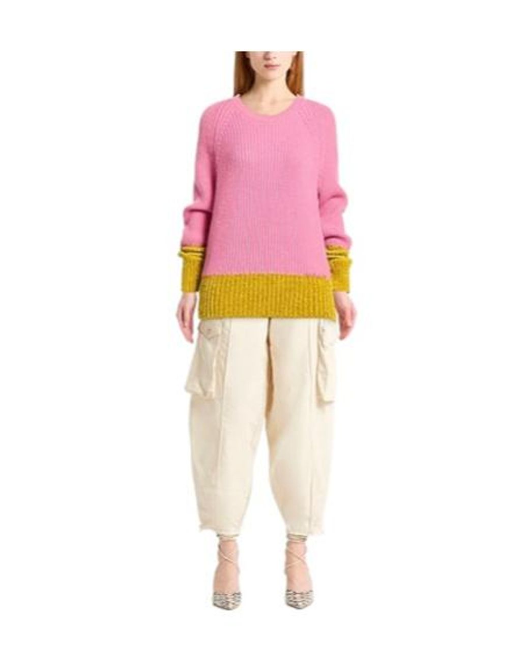 Marni Pink Wool Knitted Sweater