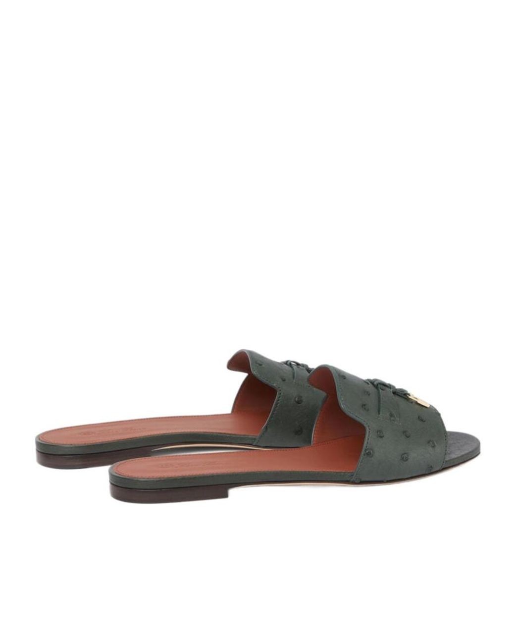 Loro Piana Multicolor Summer Charms Flat Sandals