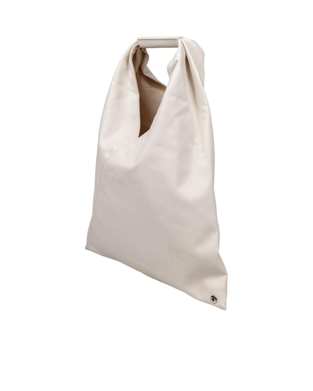 MM6 by Maison Margiela White Classic Japanese Small Tote Bag