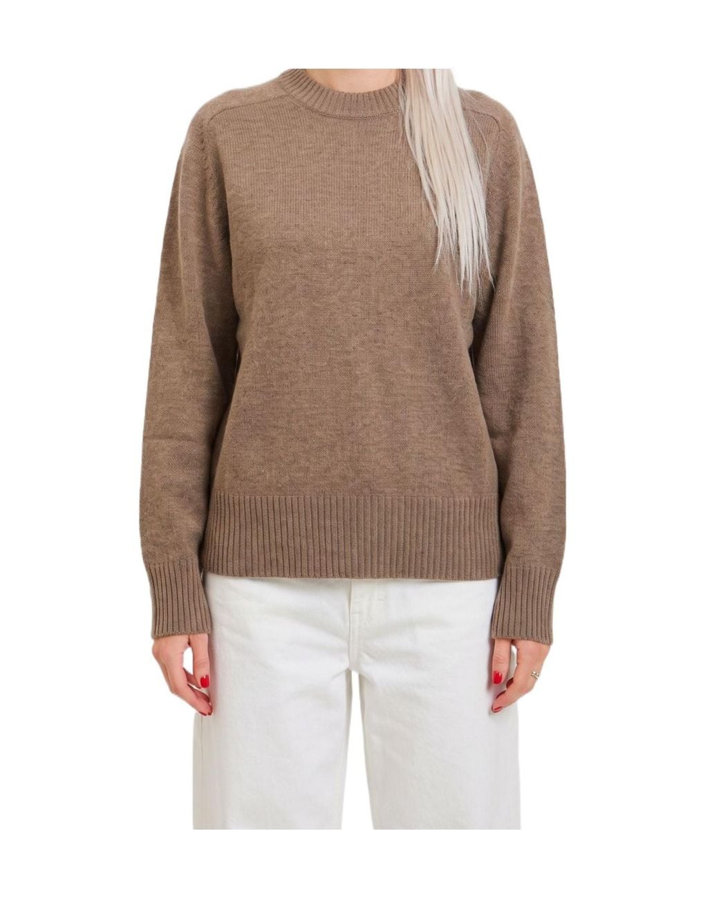 Loulou de Saison Brown Baltra Oversized Knitted Sweater