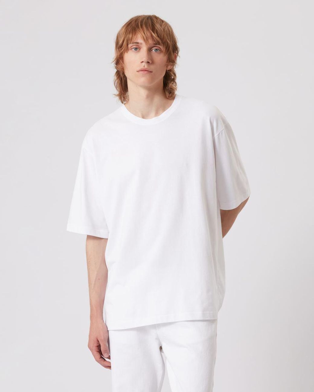 Isabel Marant White Logo-Printed Crewneck T-Shirt for men