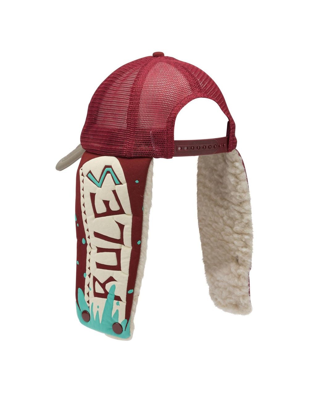 Kapital Red Kapsize Rule Trucker Cap for men