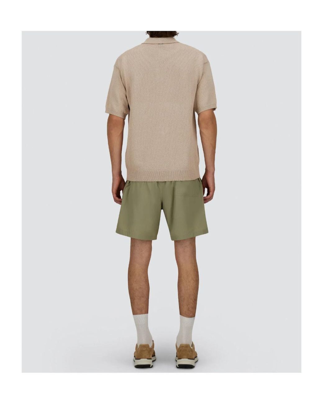 Herno Green Drawstring Swim Shorts for men