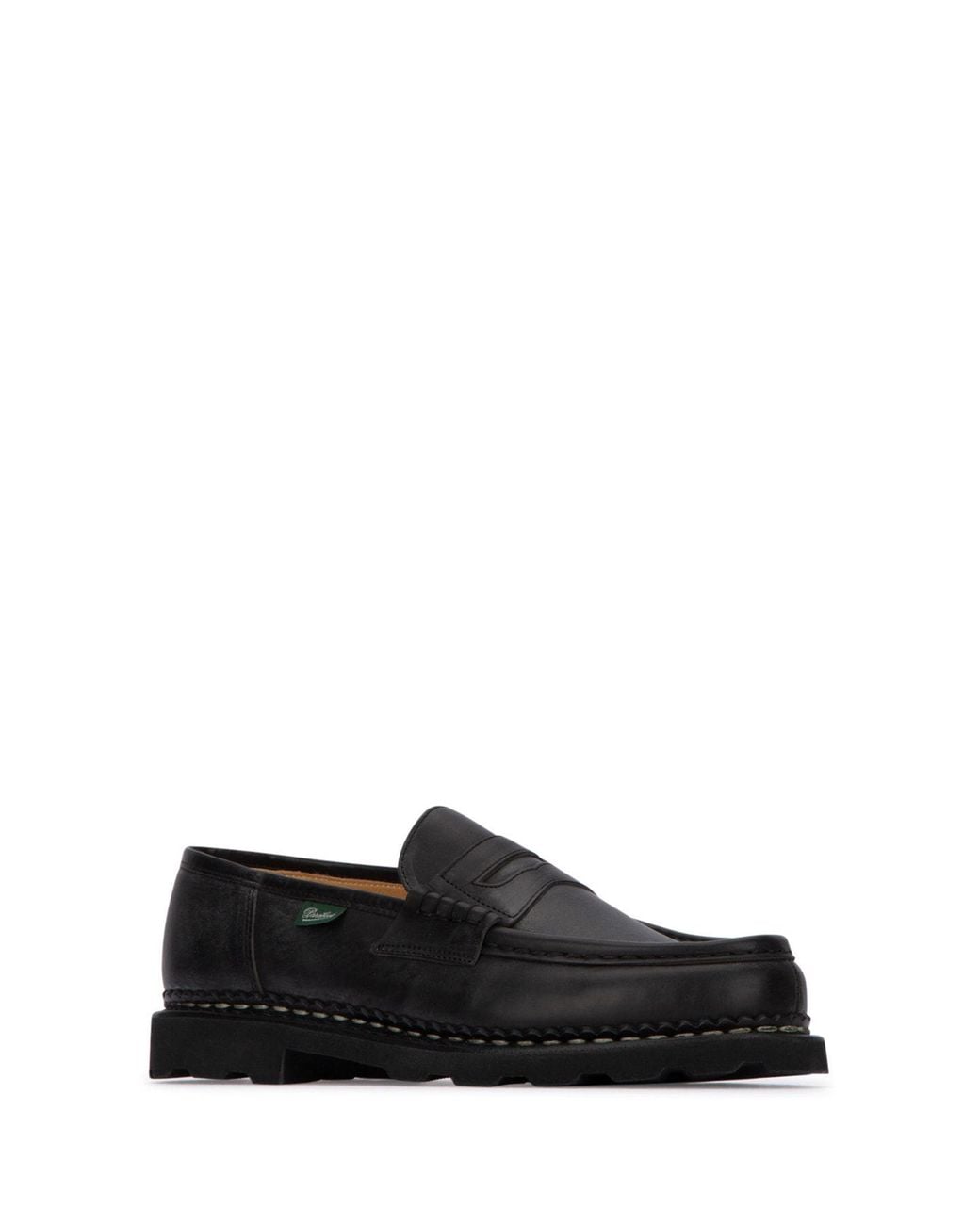 Paraboot Black Penny Loafers for men