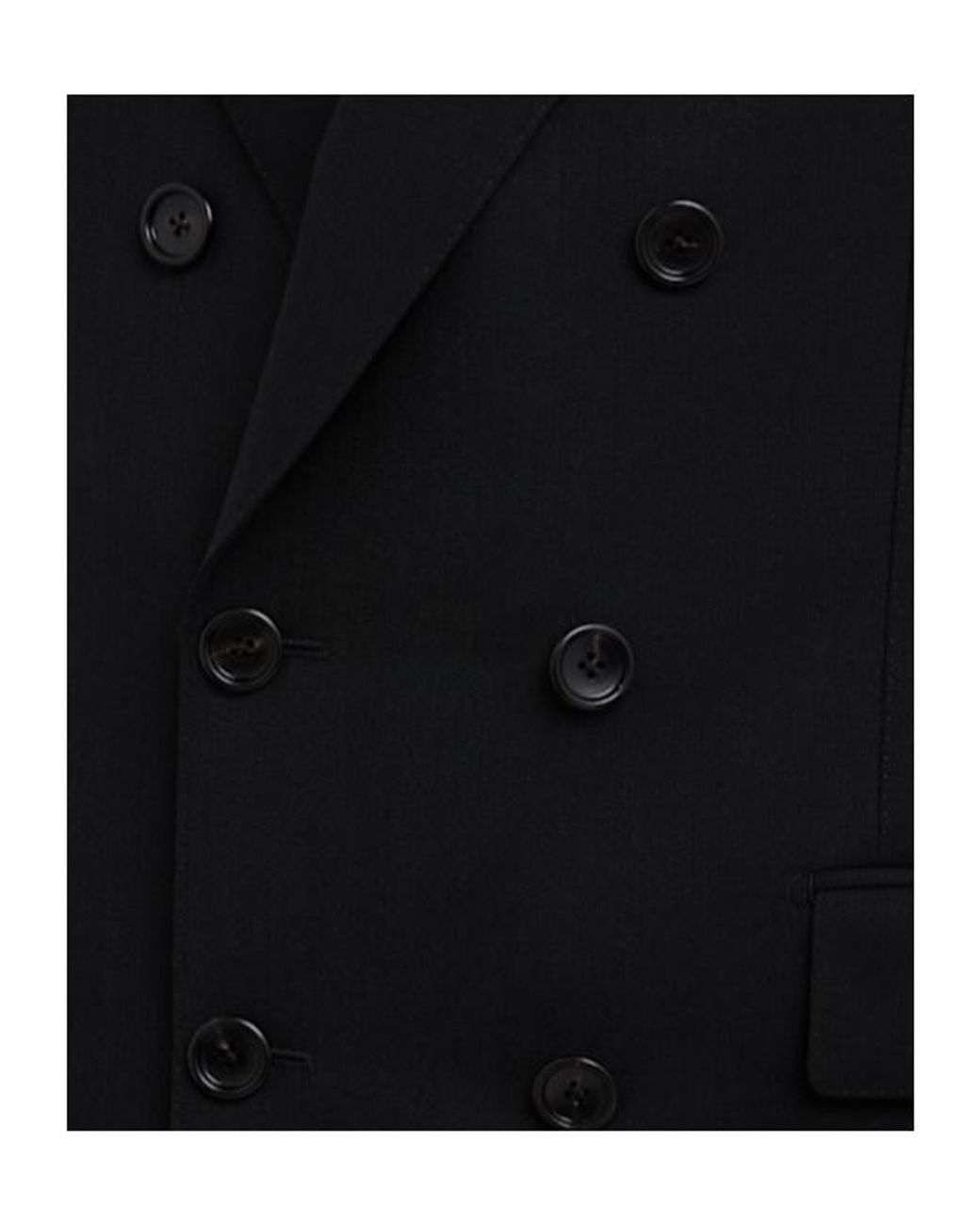 Tom Ford Black Double Breast Twill Jacket for men