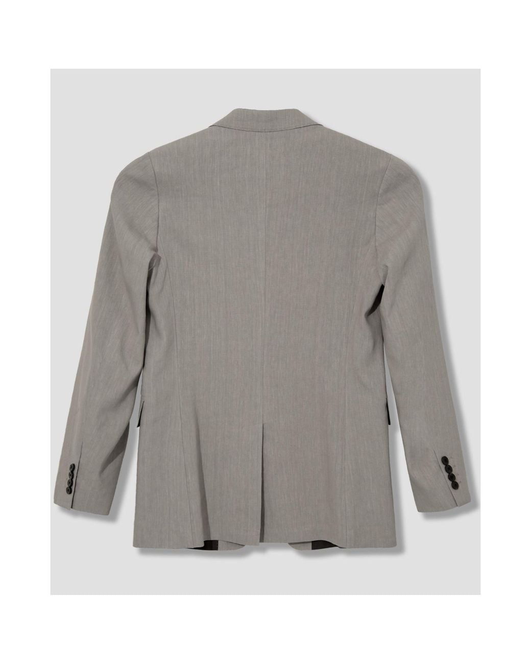 Dries Van Noten Gray Long-Sleeved Suit Jacket for men