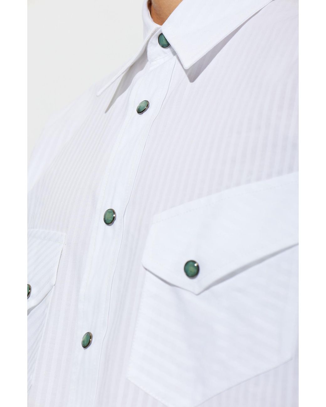 Paul Smith White Long-Sleeved Shirt for men