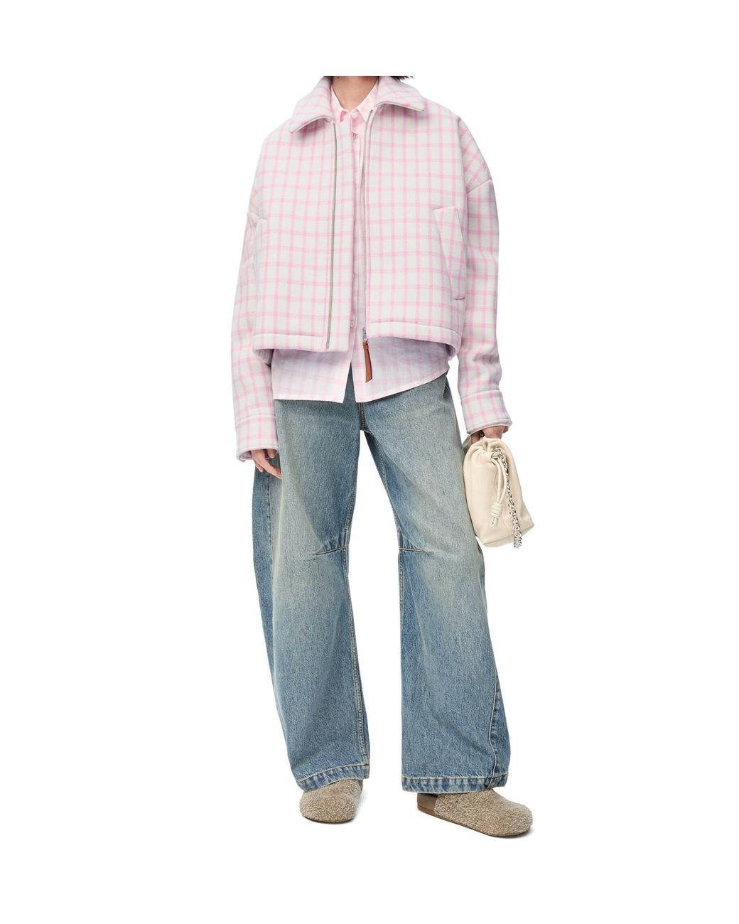 Loewe Pink Checked Shirt