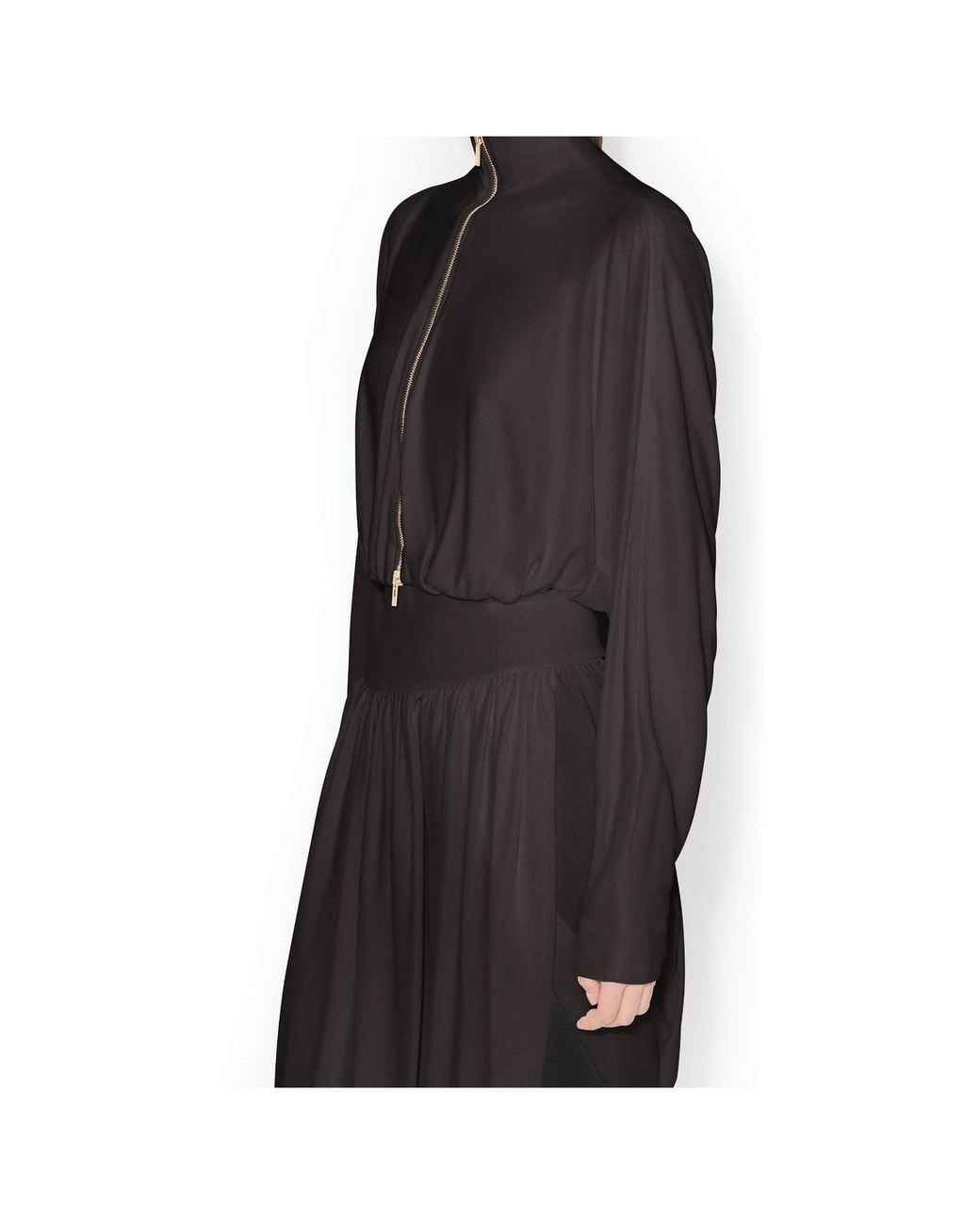 Alaïa Black Twisted Asymmetric Mini Skirt
