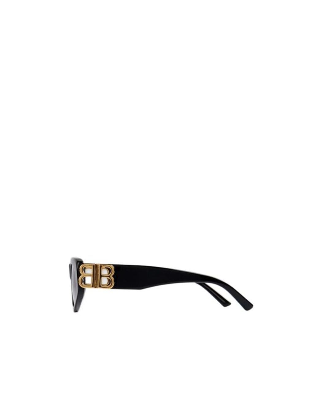 Balenciaga White Eyewear Rectangular Frame Sunglasses