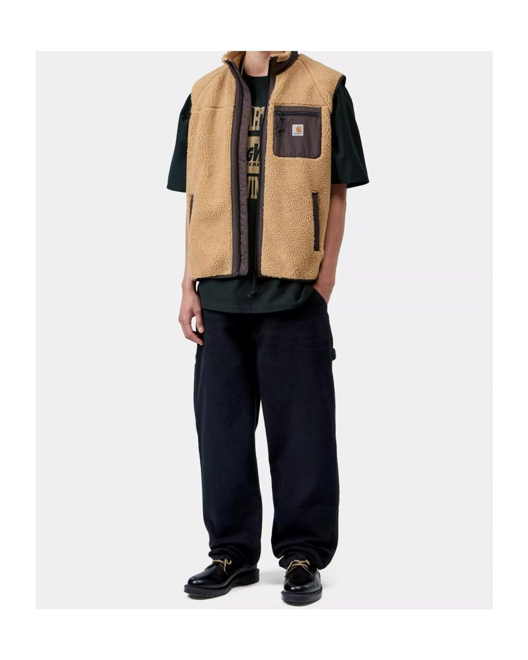 Carhartt Brown Prentis Vest Liner for men